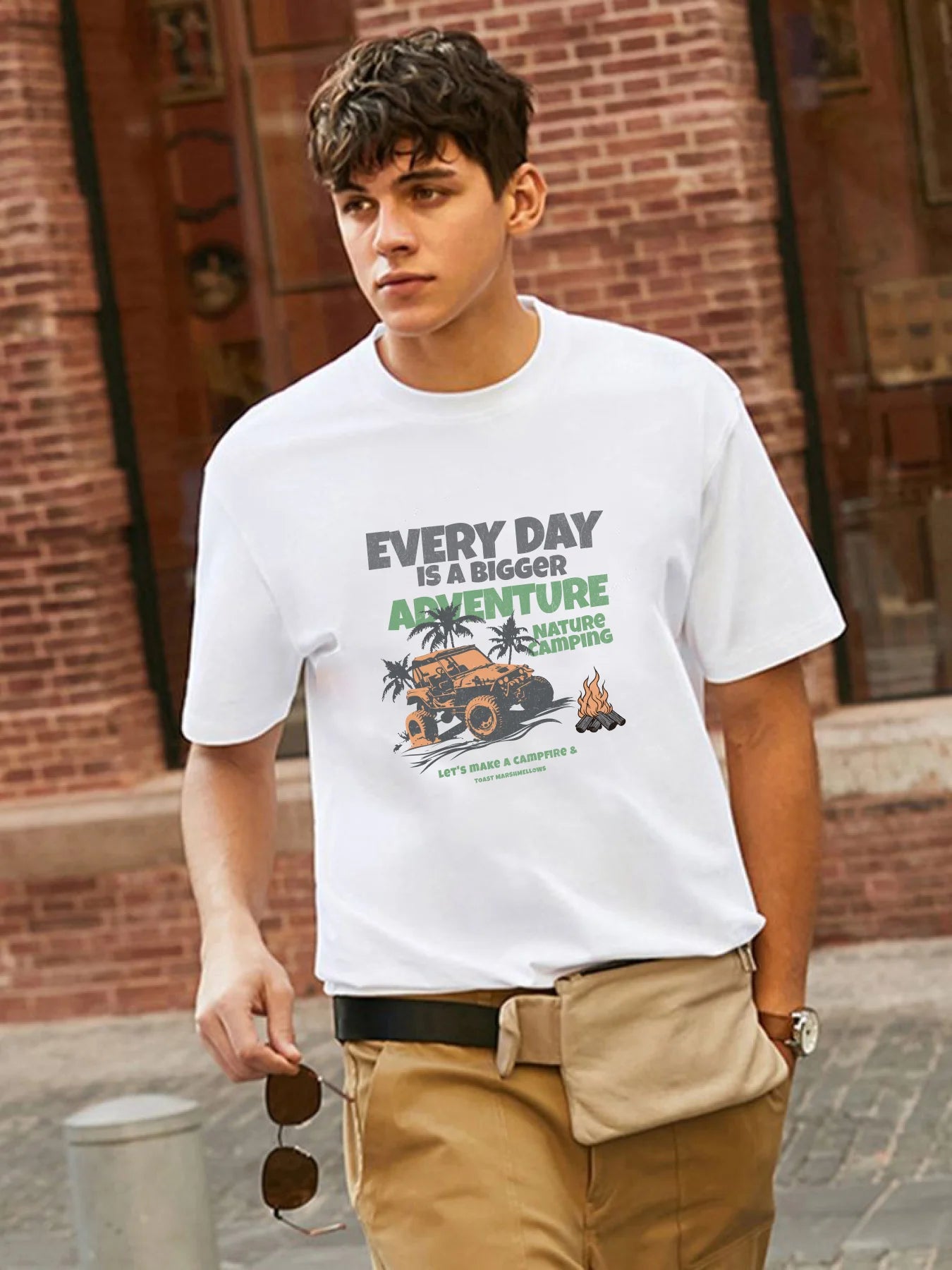 Every Day Adventure  - Unisex T-Shirt Fleece Nylon Spandex