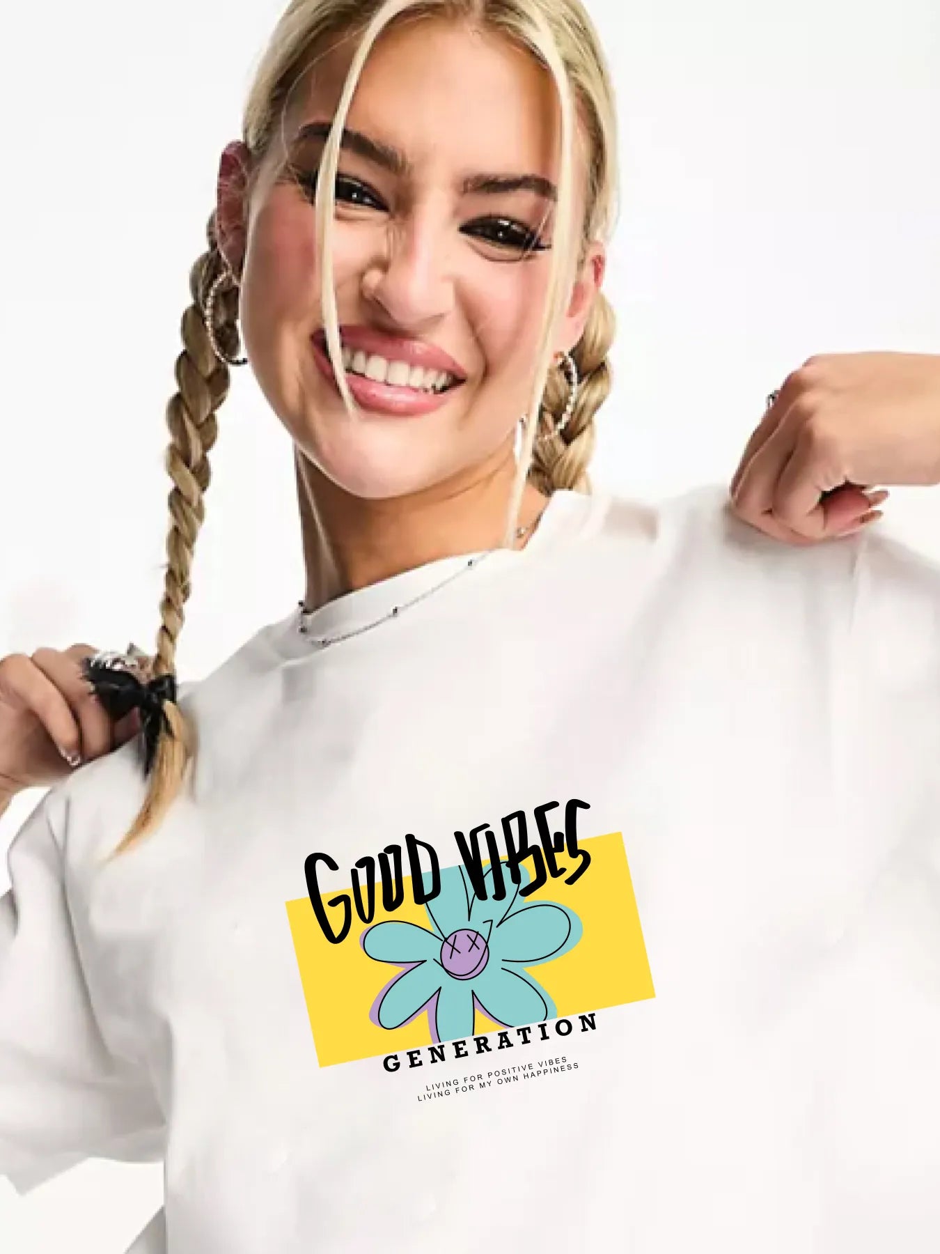 Good Vibe Generation - T-Shirt Zippered Front Buttoned Front Snap Front