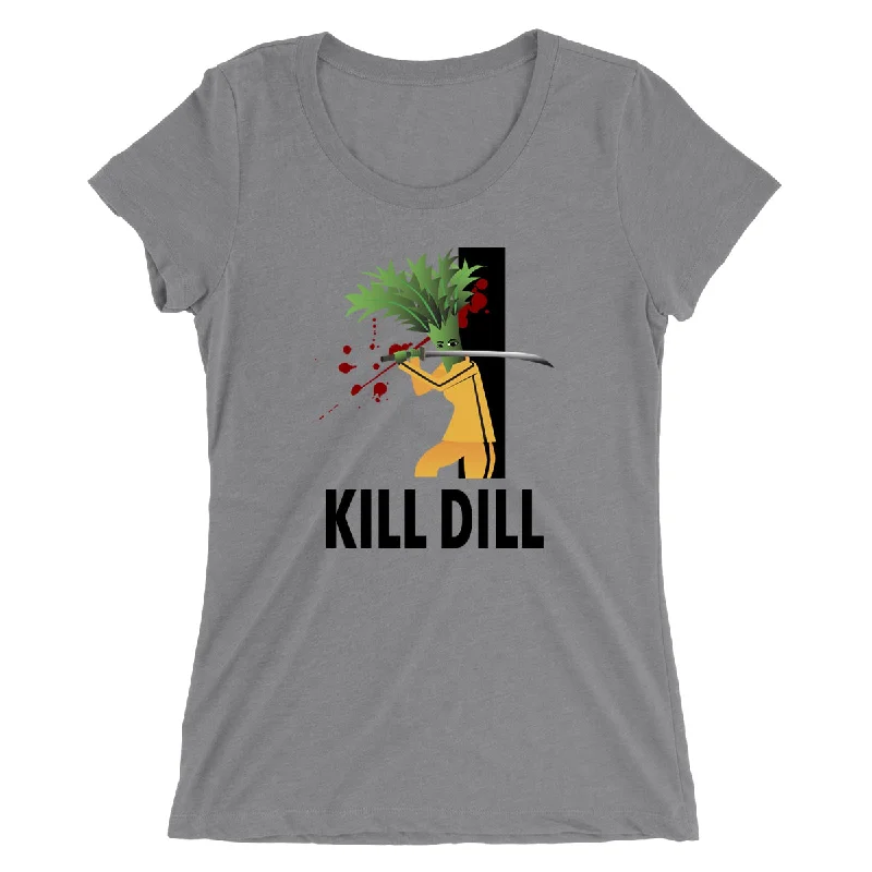 Movie The Food™ "Kill Dill" Women's T-Shirt Chenille Blend Fleece Blend Nylon Blend