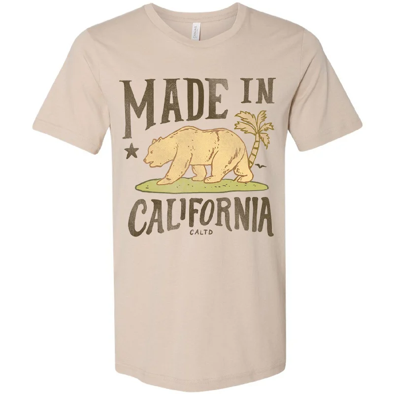 Made in California Tee Collared Crew Neck Turtle Neck