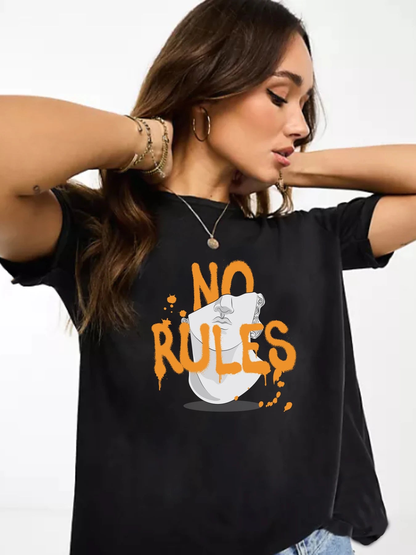 No Rule - Unisex T-Shirt Polka Dot Checkered Tartan