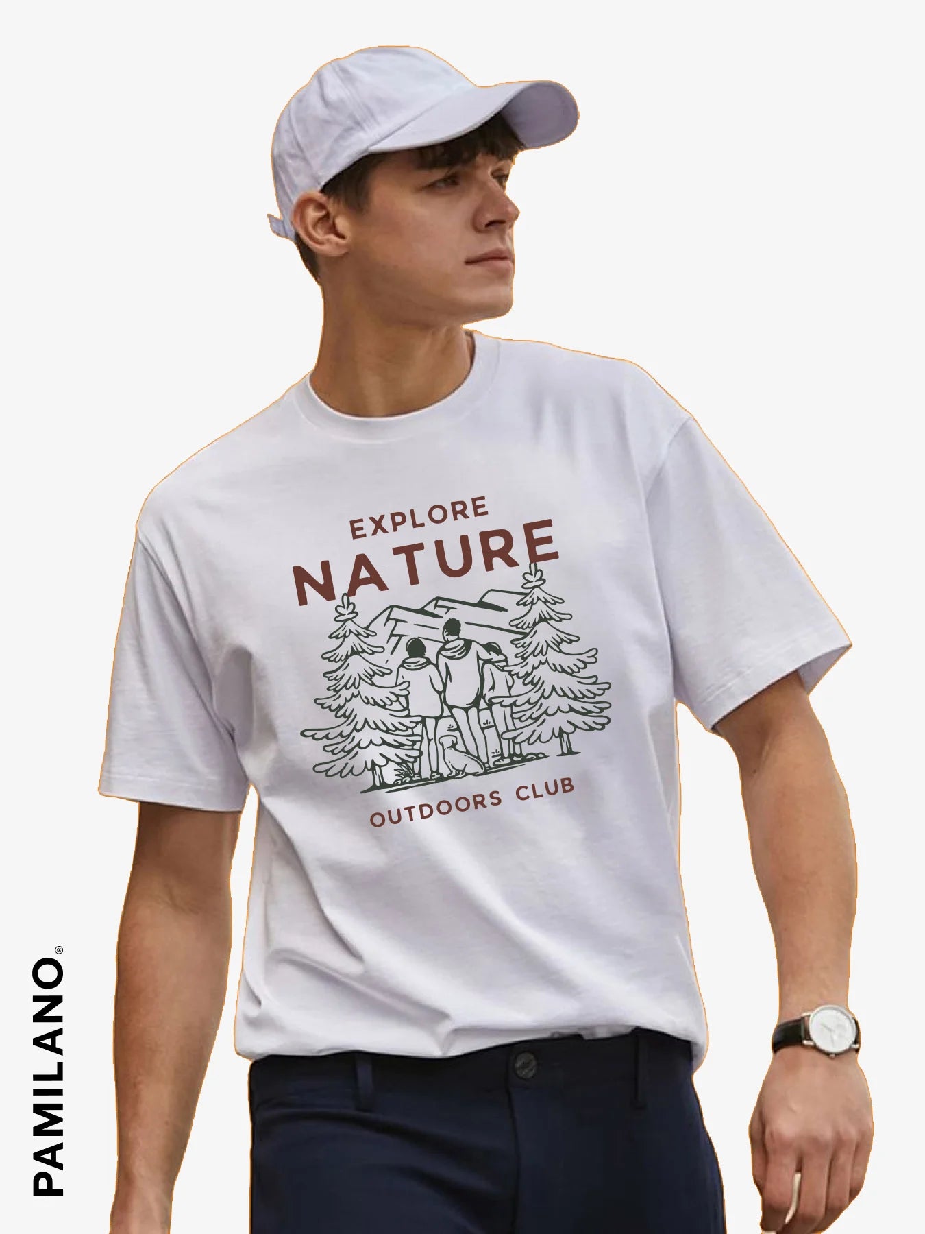 Outdoor Club - Explore Nature - Unisex T-Shirt Casual Formal Business