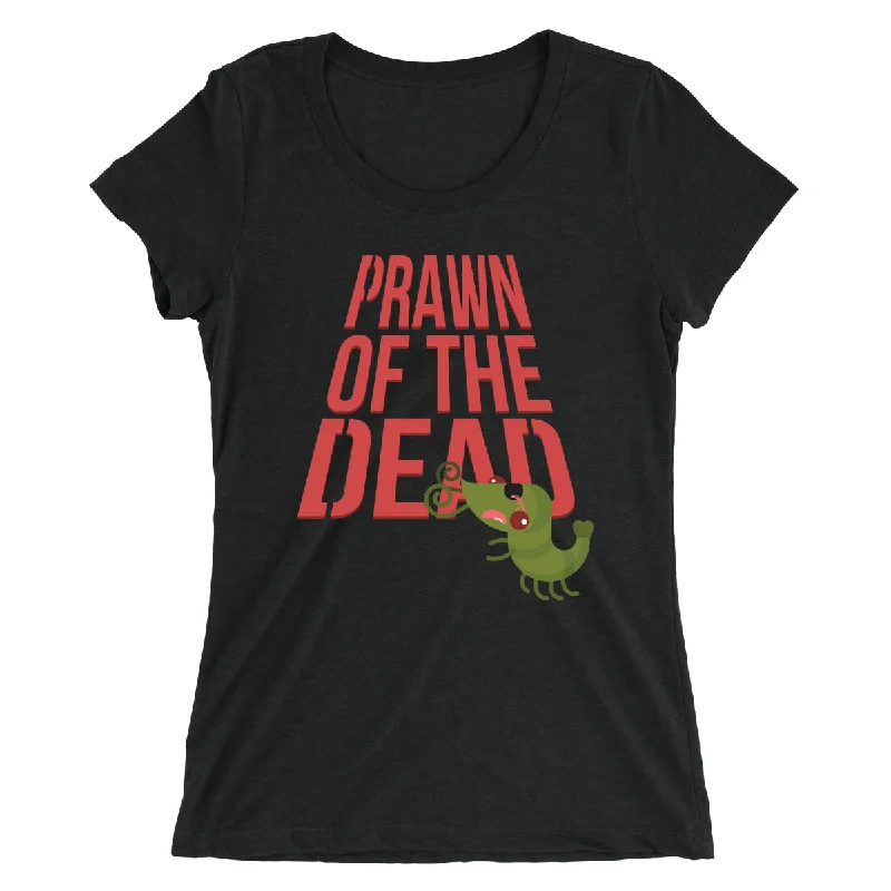 Movie The Food™ "Prawn Of The Dead" Women's T-Shirt Oversized T-Shirt Spandex breathable