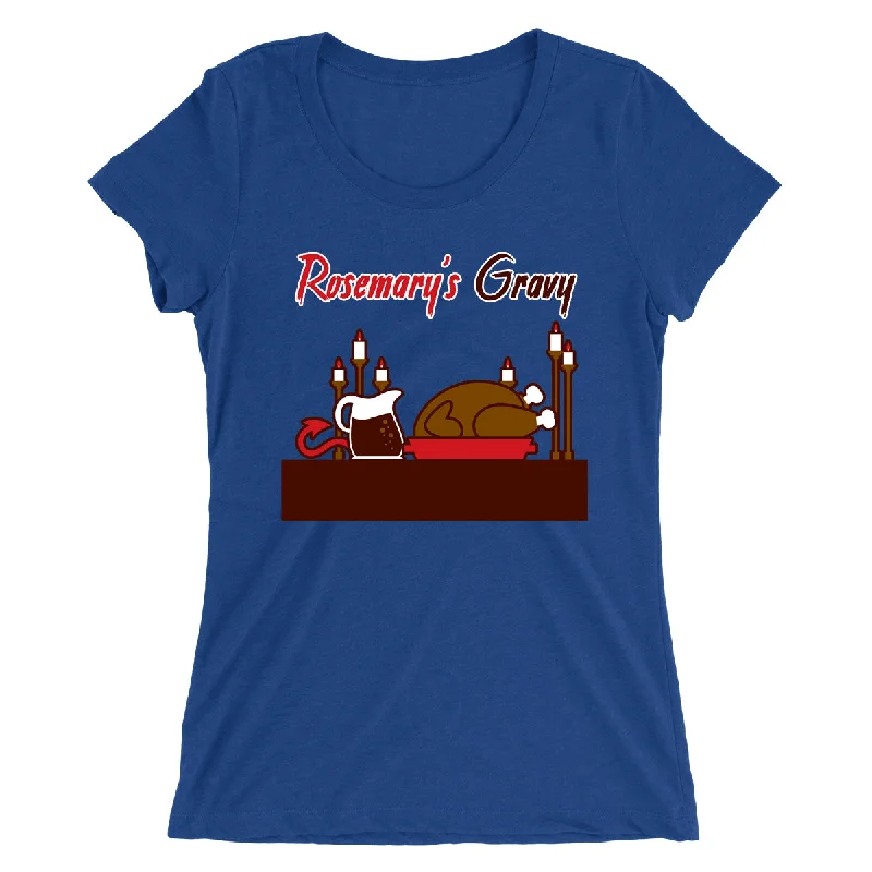 Movie The Food™ "Rosemary's Gravy" Women's T-Shirt Print Jacquard Patchwork