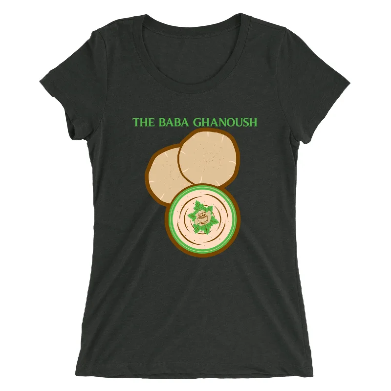 Movie The Food™ "The Baba Ghanoush" Women's T-Shirt Solid Print Embellished