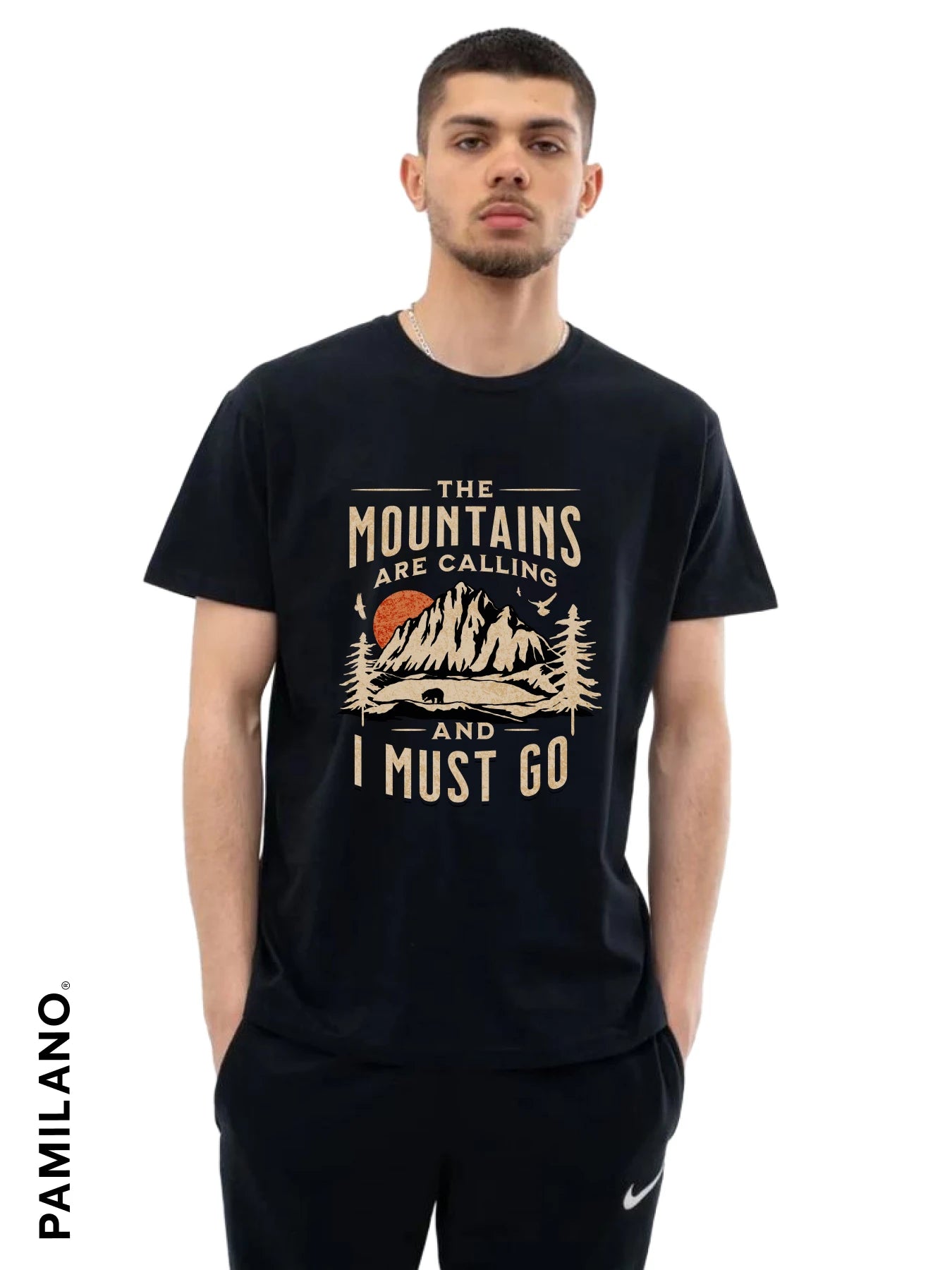 The Mountains Are Calling - Unisex T-Shirt Lace Blend Ribbed Blend Corduroy Blend