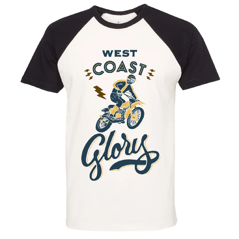 West Coast Glory Raglan Tee Chenille Blend Fleece Blend Nylon Blend