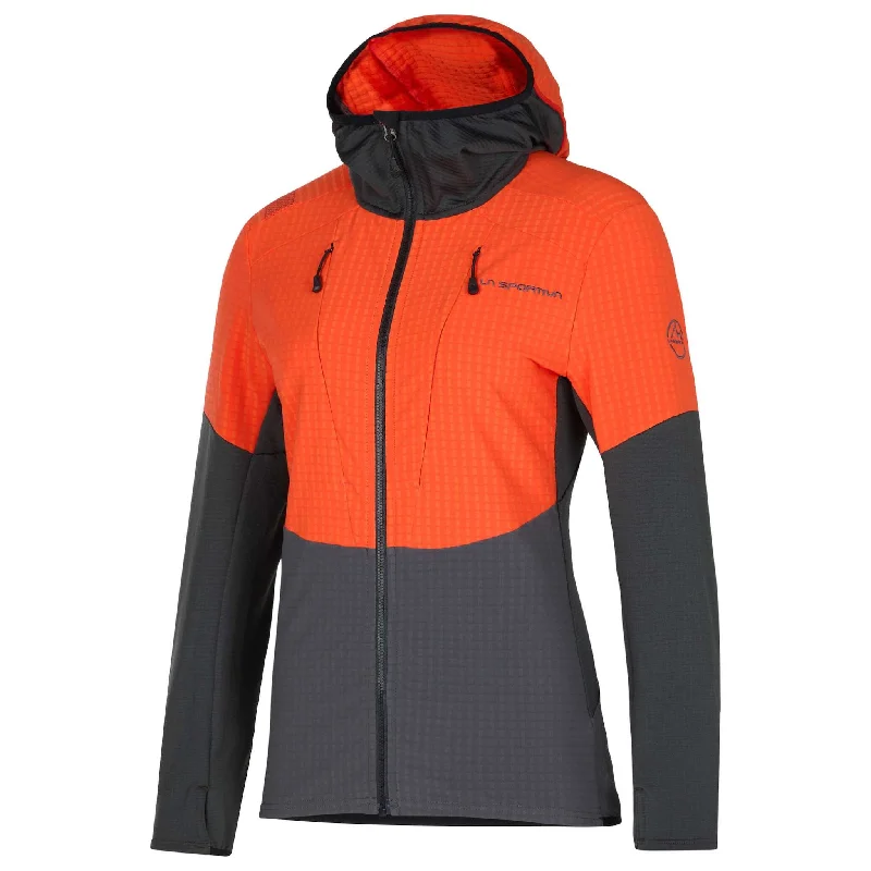 La Sportiva Clearance Session Tech Hoody - Womens Hoodie with Tied Waist Feminine Flattering