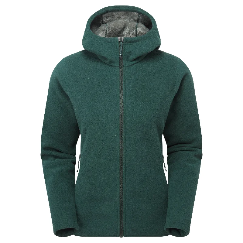 Maya Hoody Hoodie with Rolled Sleeves Casual Relaxed