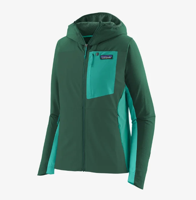 Patagonia R1 Cross Strata Hoody Women's Hoodie with Hood Adjustable Protection