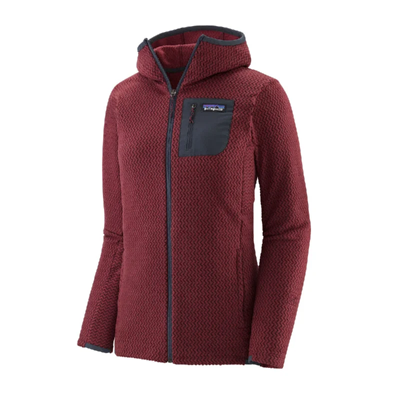 Women's R1 Air Full-Zip Hoody Hoodie with Button Classic Timeless