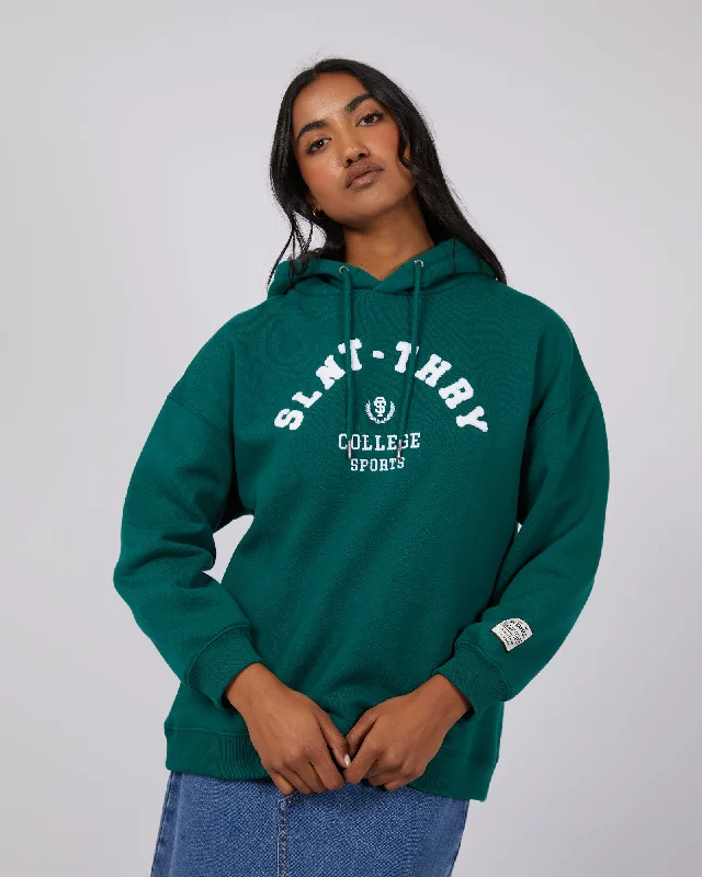 Athletics Hoody Green Hoodie Jacket Zipper Layering