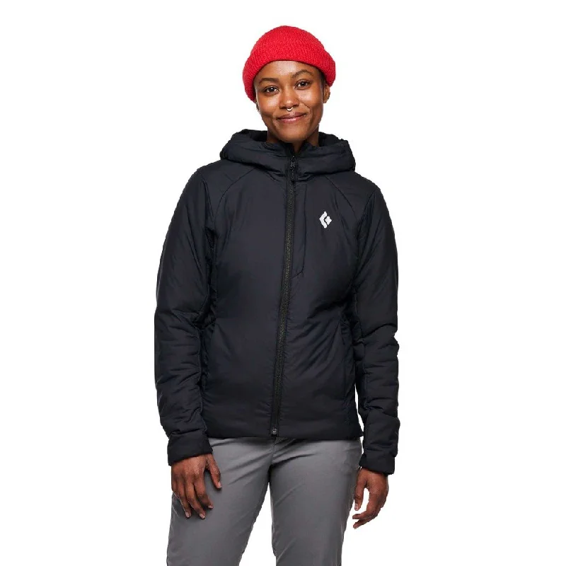 Black Diamond Women's First Light Stretch Hoody Hoodie with V-Neck Classic Versatile