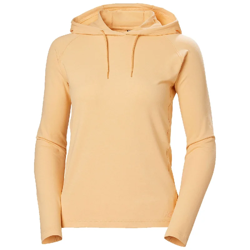 Verglas Light Hoody - Yellow Hoodie with Hem Embroidery Detailed Premium