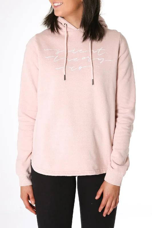 Stamped Hoody Candy Hoodie with Ribbed Hem Stretchable Secure