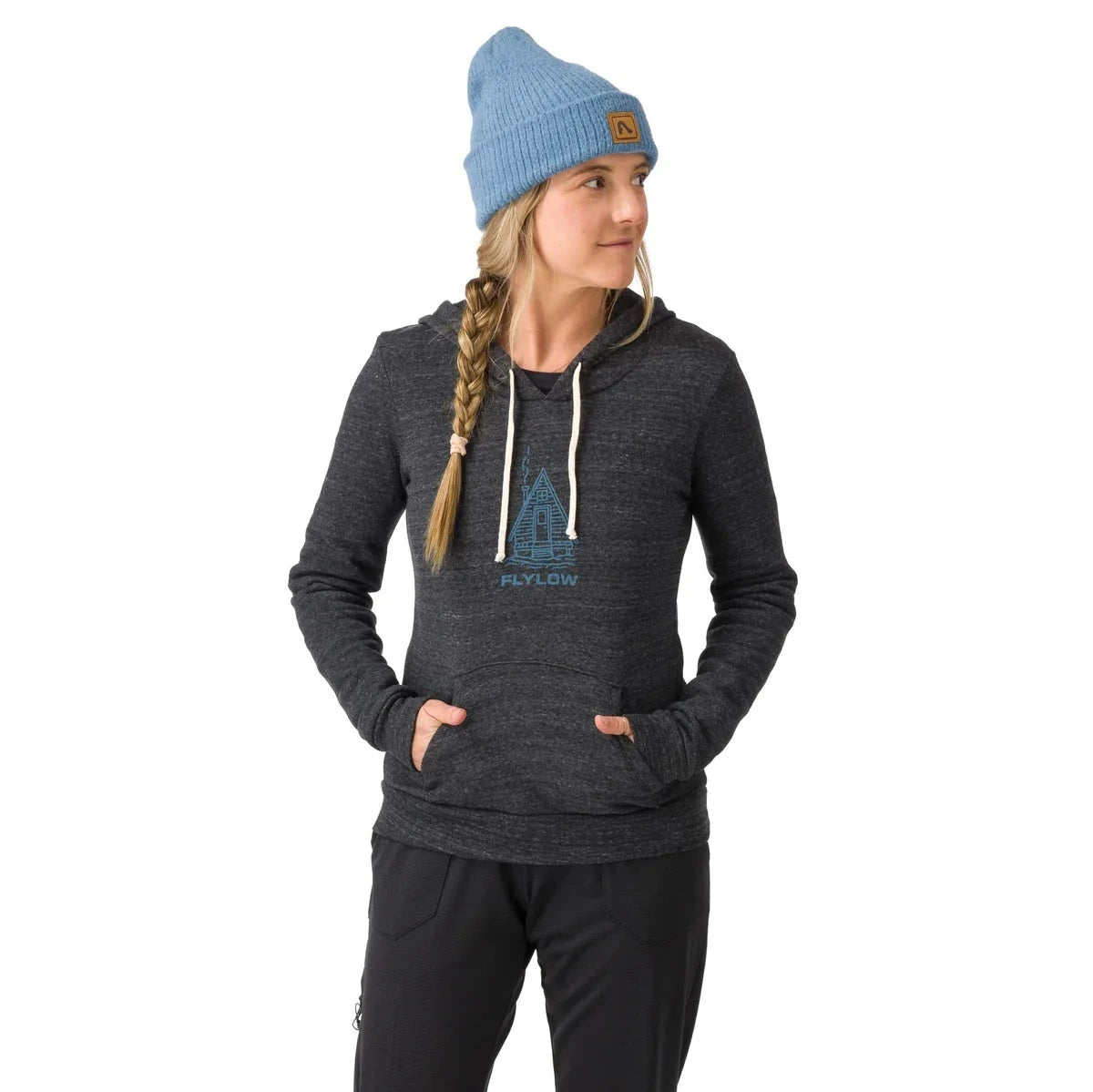 Flylow Women's Cabin Hoody Hoodie with Ribbed Neckline Snug Warm