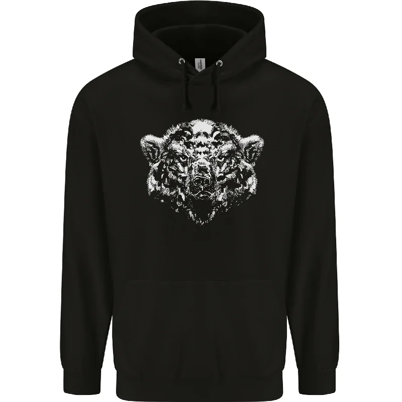 A Grizzly Polar Bear Mens 80% Cotton Hoodie Hoodie with Full-Zip Functional Layering A Grizzly Polar Bear Mens 80% Cotton Hoodie Hoodie with Full-Zip Functional Layering