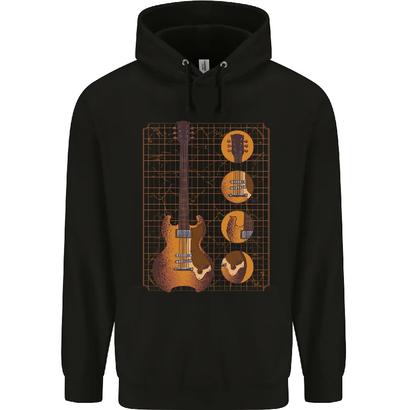 A Guitar Blueprint Music Rock n Roll Guitarist Mens 80% Cotton Hoodie Hoodie with Hem Elastic Stretchable Comfortable A Guitar Blueprint Music Rock n Roll Guitarist Mens 80% Cotton Hoodie Hoodie with Hem Elastic Stretchable Comfortable