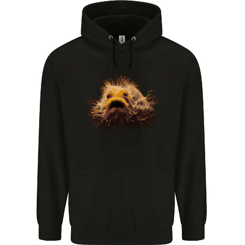 A Hairy Frogfish Mens 80% Cotton Hoodie Hoodie with Print Artistic Unique