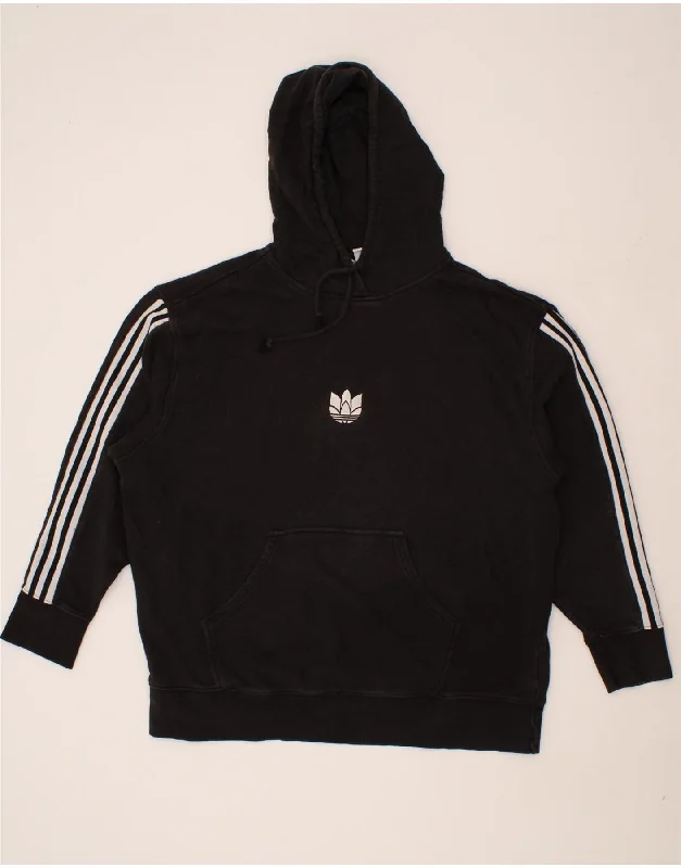 ADIDAS Womens Oversized Hoodie Jumper UK 10 Small Black Cotton Hoodie with Slim Fit Tailored Modern ADIDAS Womens Oversized Hoodie Jumper UK 10 Small Black Cotton Hoodie with Slim Fit Tailored Modern