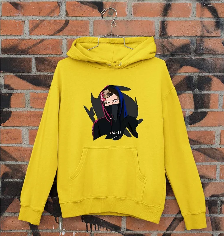 Alan Walker Unisex Hoodie for Men/Women Hoodie with Velcro Closure Adjustable Secure