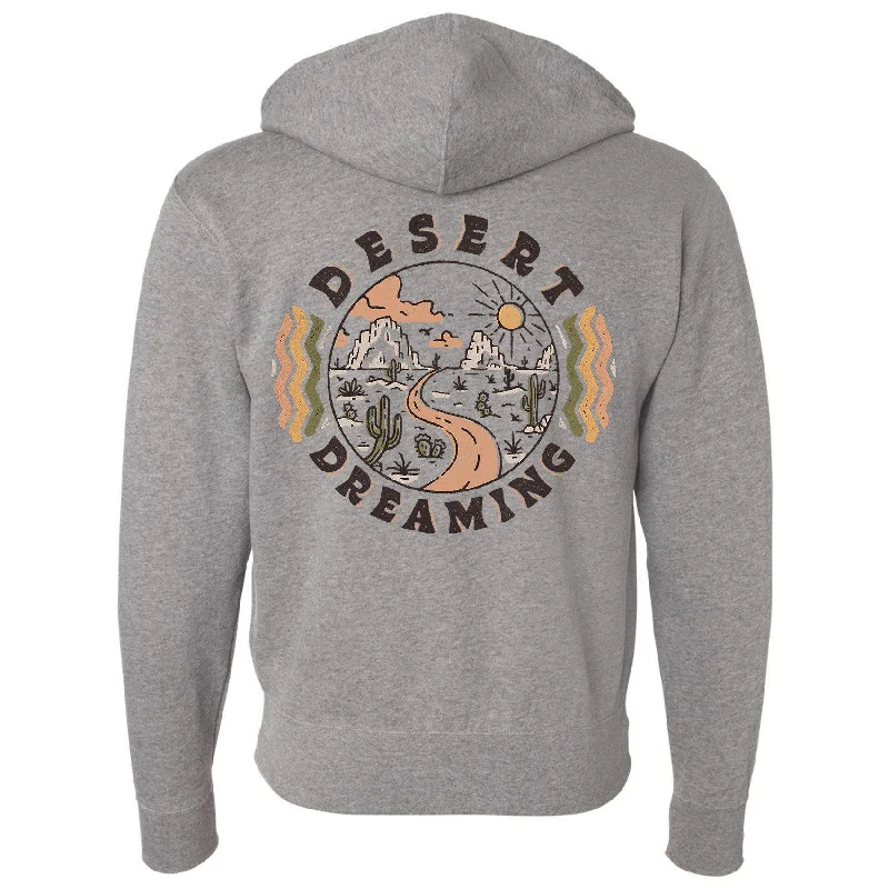 Arizona Dreaming Road Zipper Hoodie Hoodie with Hem Drawcord Adjustable Customizable Arizona Dreaming Road Zipper Hoodie Hoodie with Hem Drawcord Adjustable Customizable
