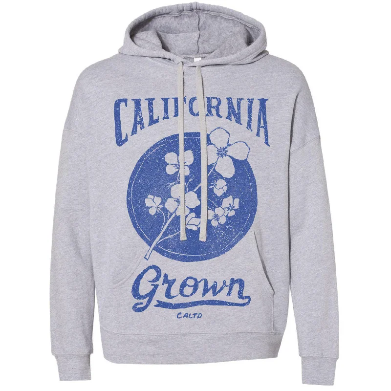 California Grown Circle Drop Shoulder Hoodie Hoodie with Hem Elastic Stretchable Comfortable California Grown Circle Drop Shoulder Hoodie Hoodie with Hem Elastic Stretchable Comfortable