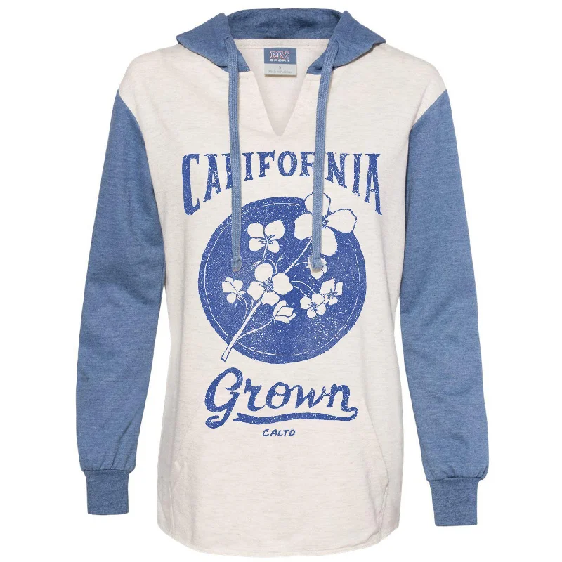 California Grown Circle Hoodie Hoodie with High Neck Warm Protective