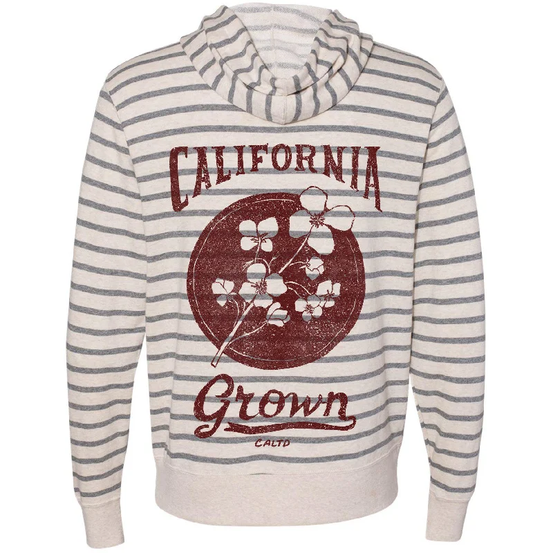 California Grown Circle Zipper Hoodie Hoodie with Hem Lace Feminine Delicate