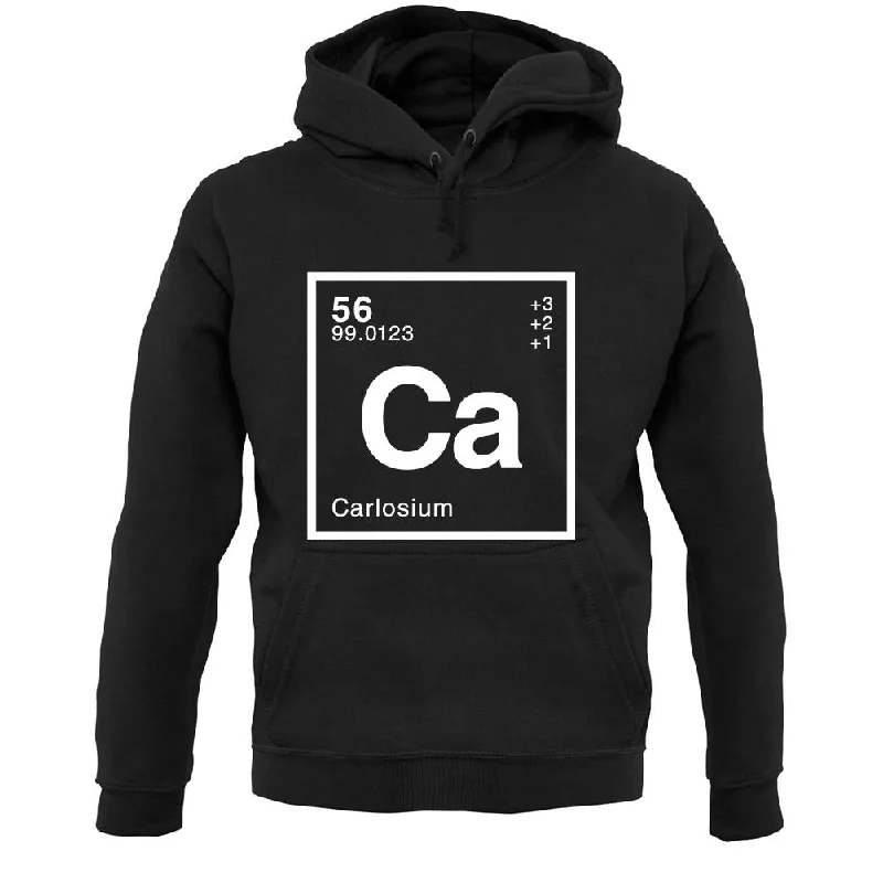 Carlos - Periodic Element Unisex Hoodie Hoodie with Camouflage Military Edgy