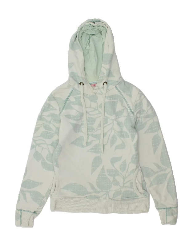FAT FACE Womens Abstract Pattern Hoodie Jumper UK 10 Small Green Cotton Hoodie with Batwing Sleeves Loose Dramatic FAT FACE Womens Abstract Pattern Hoodie Jumper UK 10 Small Green Cotton Hoodie with Batwing Sleeves Loose Dramatic