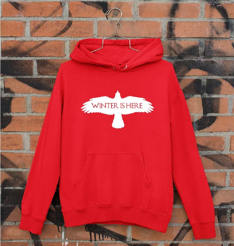 GOT Game Of Thrones Winter Is Here Unisex Hoodie for Men/Women Hoodie with Logo Branding Identity GOT Game Of Thrones Winter Is Here Unisex Hoodie for Men/Women Hoodie with Logo Branding Identity