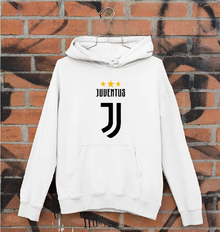 Juventus Unisex Hoodie for Men/Women Hoodie with Hem Embroidery Detailed Premium