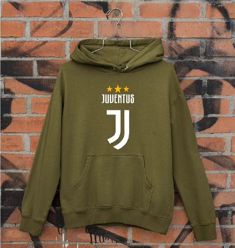 Juventus Unisex Hoodie for Men/Women Hoodie with High-Low Hem Asymmetrical Trendy