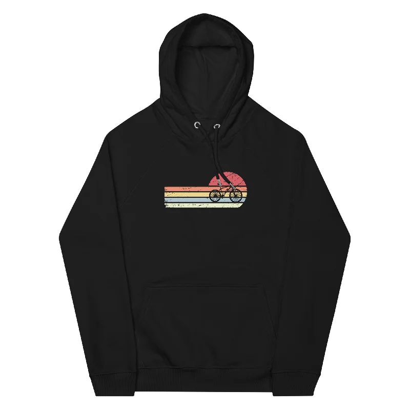 Sonne und Retro Linies - E-Bike - Unisex Premium Organic Hoodie Hoodie with Hood Adjustable Protection Sonne und Retro Linies - E-Bike - Unisex Premium Organic Hoodie Hoodie with Hood Adjustable Protection