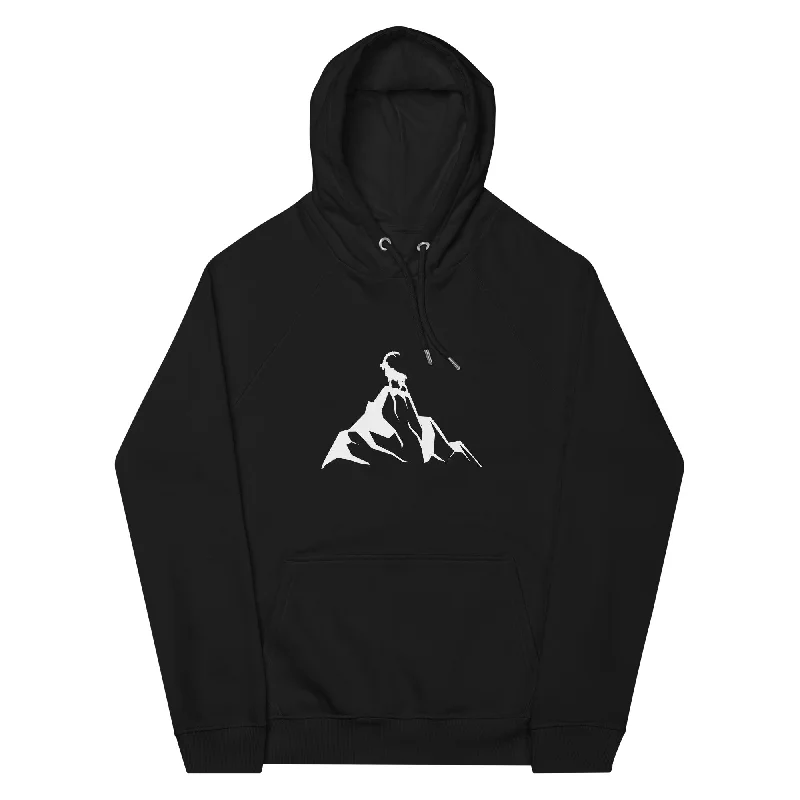 Steinbock am Berg - Unisex Premium Organic Hoodie Hoodie with Reflective Safety Nightwear Steinbock am Berg - Unisex Premium Organic Hoodie Hoodie with Reflective Safety Nightwear