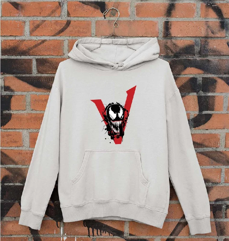 Venom Unisex Hoodie for Men/Women Hoodie with Hem Frayed Vintage Worn
