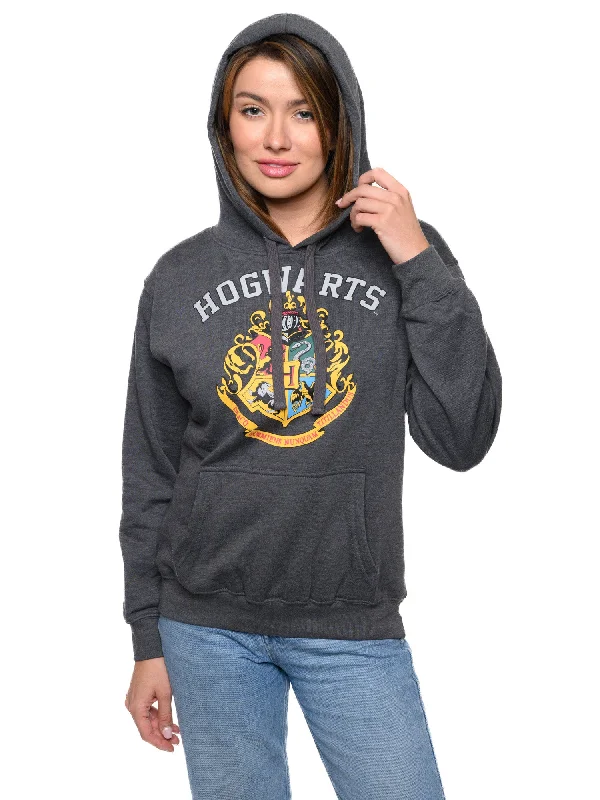 Women's and Plus Harry Potter Hoodie Sweatshirt Pullover Hogwarts Gray Hoodie with Exposed Zipper Edgy Industrial Women's and Plus Harry Potter Hoodie Sweatshirt Pullover Hogwarts Gray Hoodie with Exposed Zipper Edgy Industrial
