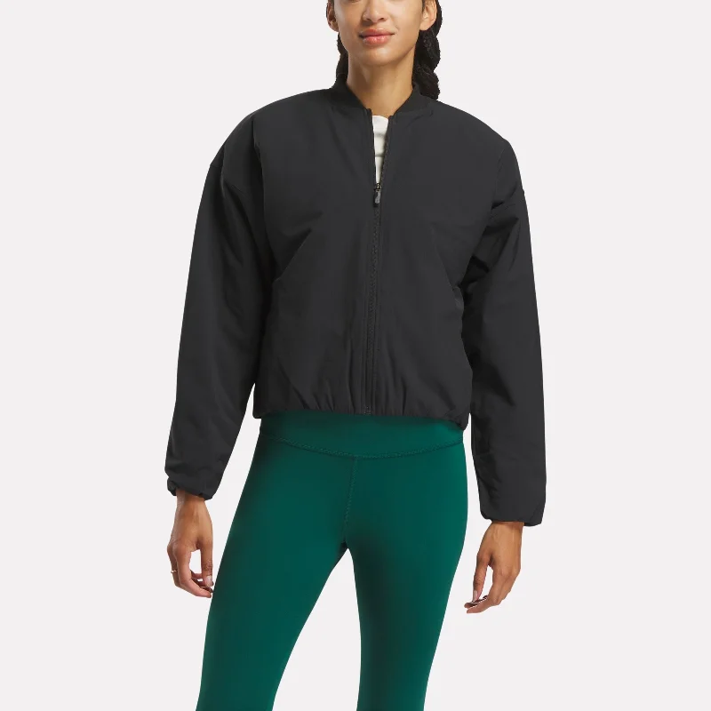 Active Collective Skystretch Woven Padded Jacket Black Knit Fabric Woven Fabric Fleece Fabric Active Collective Skystretch Woven Padded Jacket Black Knit Fabric Woven Fabric Fleece Fabric