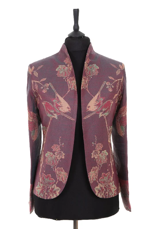 Anya Jacket in Opalesque Snapped Jacket Toggled Jacket Drawstring Jacket