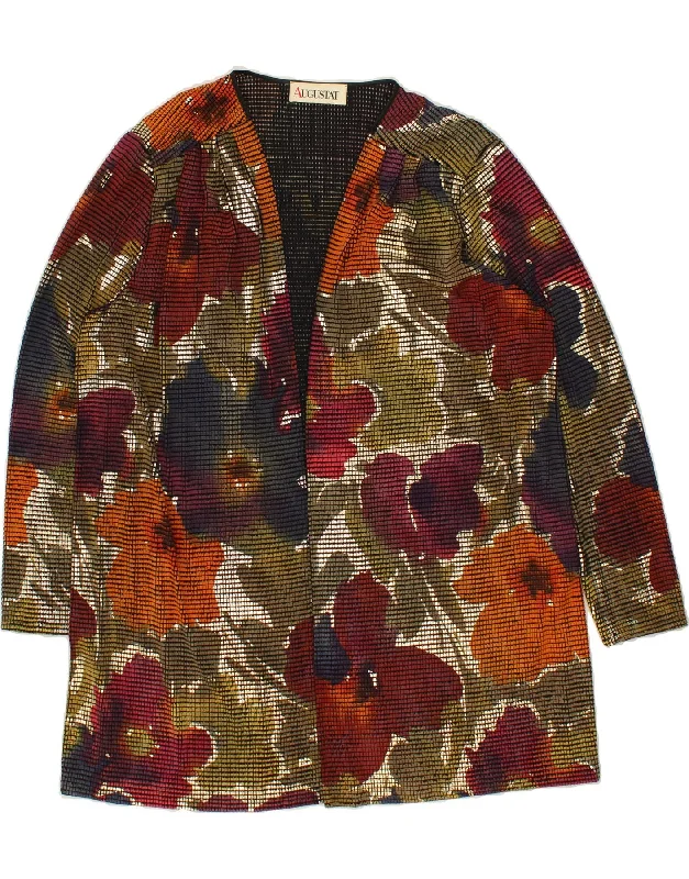AUGUSTAT Womens Loose Fit Open Blazer Jacket EU 46 XL Multicoloured Floral Rayon Jacket Velvet Jacket Corduroy Jacket AUGUSTAT Womens Loose Fit Open Blazer Jacket EU 46 XL Multicoloured Floral Rayon Jacket Velvet Jacket Corduroy Jacket