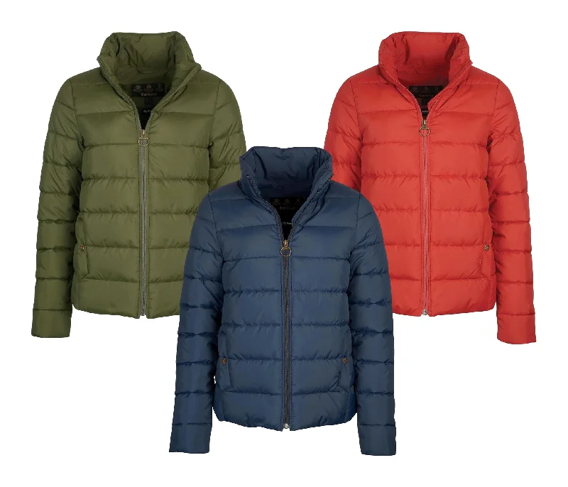 Barbour Hinton Quilted Jacket - SALE Boat Neck Shawl Collar Notched Collar