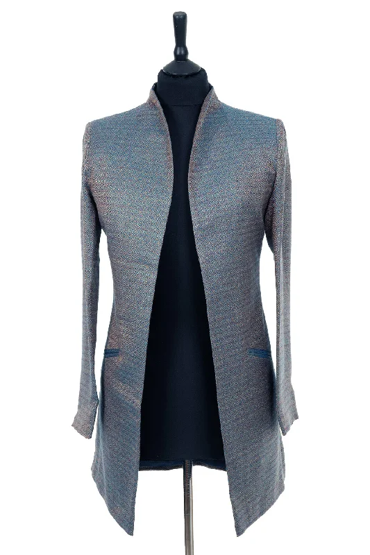 Bhumi Jacket in Antique Blue Corduroy Jacket Velvet Jacket Brocade Jacket
