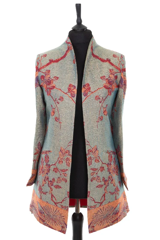 Bhumi Jacket in Opaline Tailored Jacket Straight Jacket A-Line Jacket