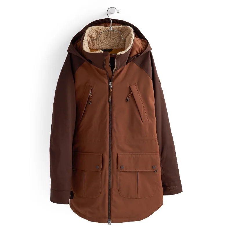 Burton Women's Prowess Jacket Zippered Jacket Buttoned Jacket Snapped Jacket
