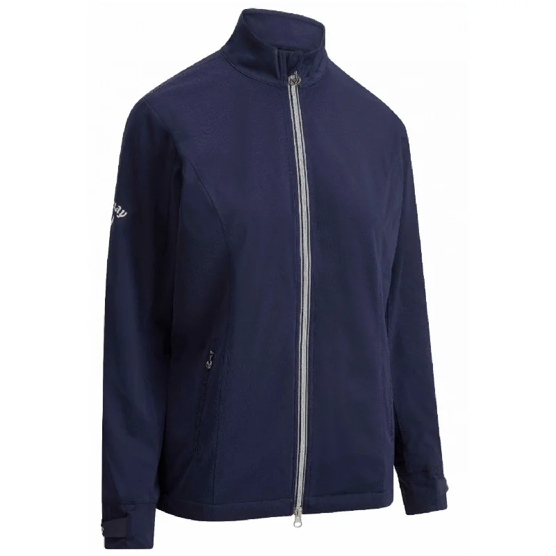 Callaway Ladies Wind and Water Resistant Golf Jacket CGJFA0J3 Rayon Fabric Velvet Fabric Corduroy Fabric Callaway Ladies Wind and Water Resistant Golf Jacket CGJFA0J3 Rayon Fabric Velvet Fabric Corduroy Fabric