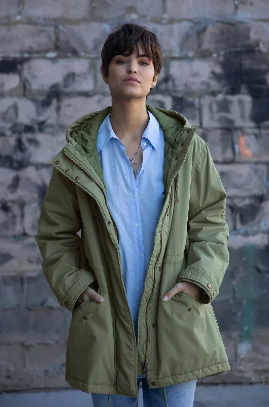 CHEVIOT JACKET Hoodie Zip-Up Jacket Button-Up Jacket