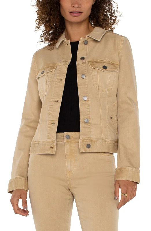 CLASSIC JEAN JACKET Wool Fabric Cashmere Fabric Tweed Fabric