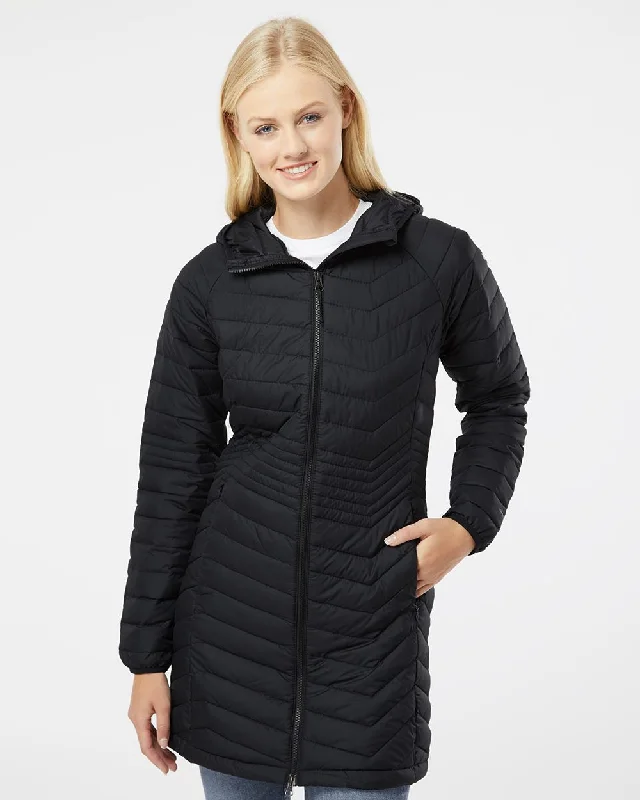 Columbia Women's Powder Lite Mid Jacket Wool Fabric Cashmere Fabric Tweed Fabric
