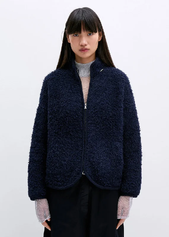 Cordera - Teddy Jacket in Navy Trench Coat Raincoat Waterproof Jacket